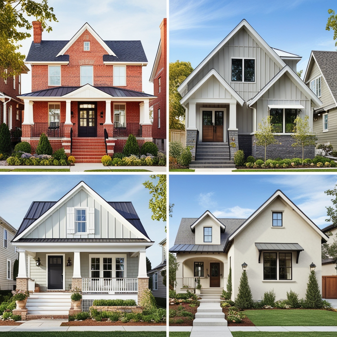 What are the most popular exterior materials for homes?