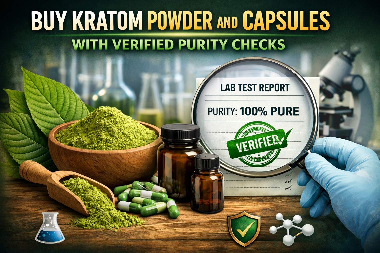 Buy Kratom Powder And Capsules With Verified Purity Checks