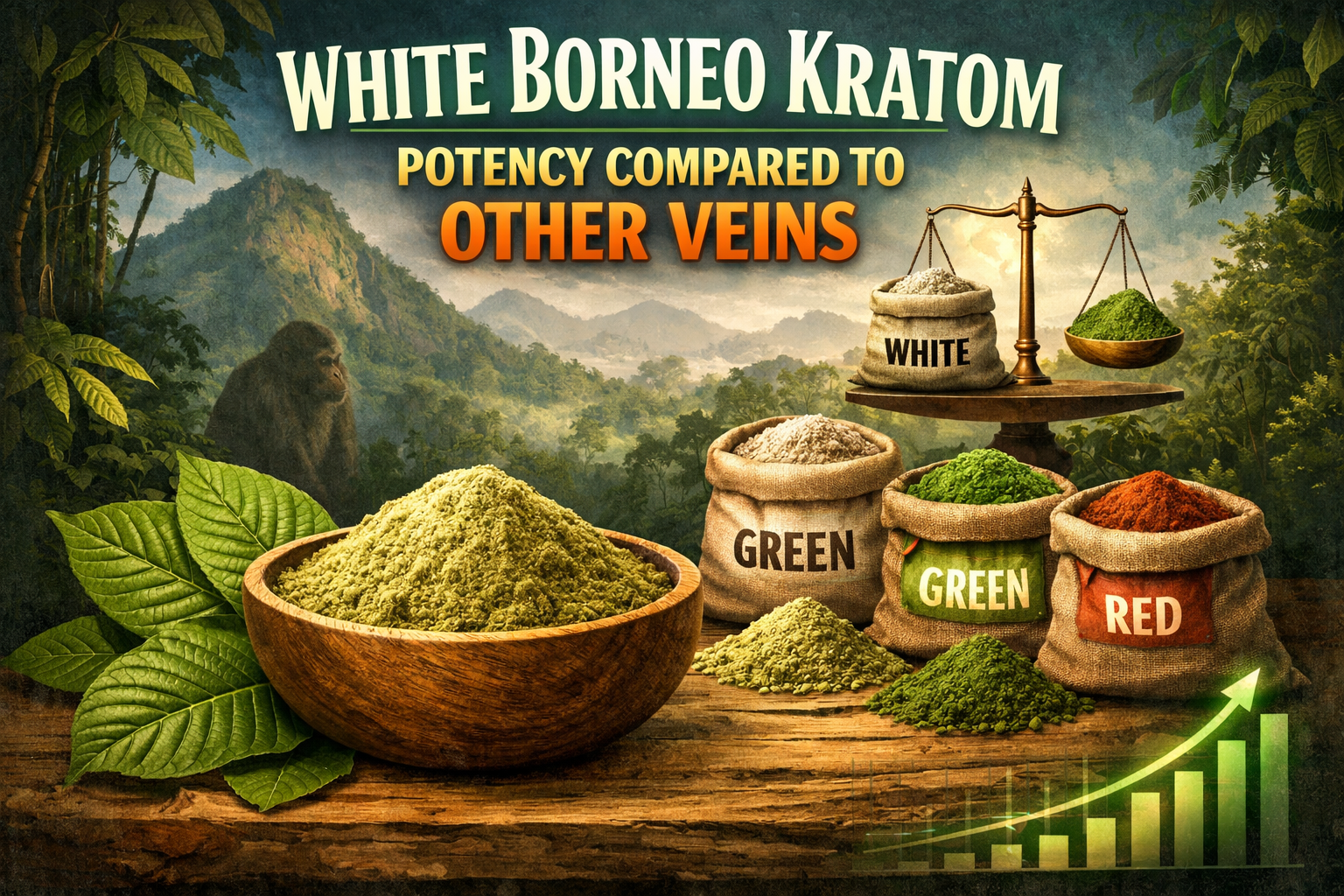 White Borneo Kratom Potency Compared To Other Veins